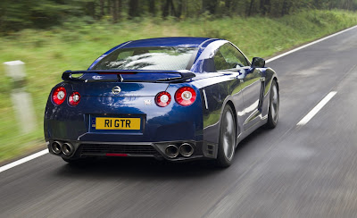 2011 Nissan GT-R Rear View