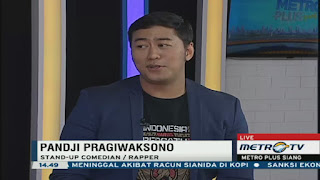 Pandji Pragiwaksono di Metro Plus Siang