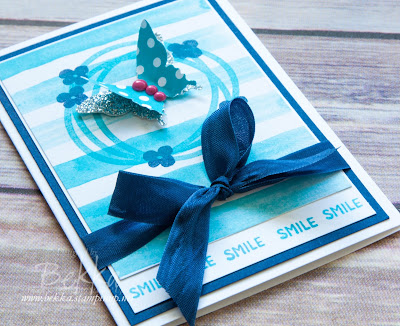 Memories in the Making Smile Card made using Project Life by Stampin' Up! supplies which are available here