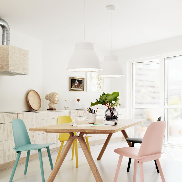 scandinavian minimalist dining room