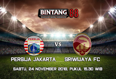 Prediksi Persija Jakarta vs Sriwijaya FC 24 November 2018