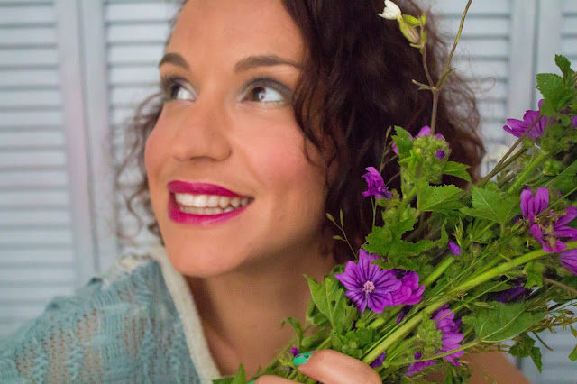 monday shadow challenge vert d'eau fleurs maquillage