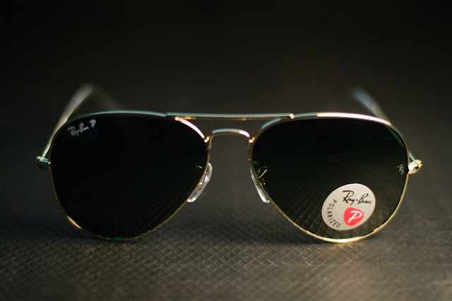 Ray Ban Aviator / Gold Frame / G15 Polarized Lens / 58mm