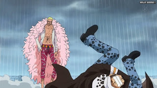 ワンピースアニメ ドレスローザ編 708話 トラファルガー・ロー 右腕 切断 トラ男 Trafalgar Law | ONE PIECE Episode 708