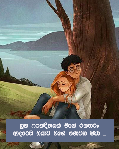 Sinhala romantic birthday wishes for Boyfriend - Girlfriend