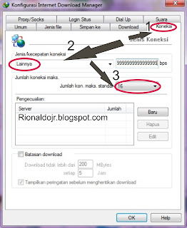 Cara mempercepat download dengan IDM