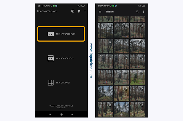 Cara Buat Slide Instagram Nyambung Multiple Panoramic