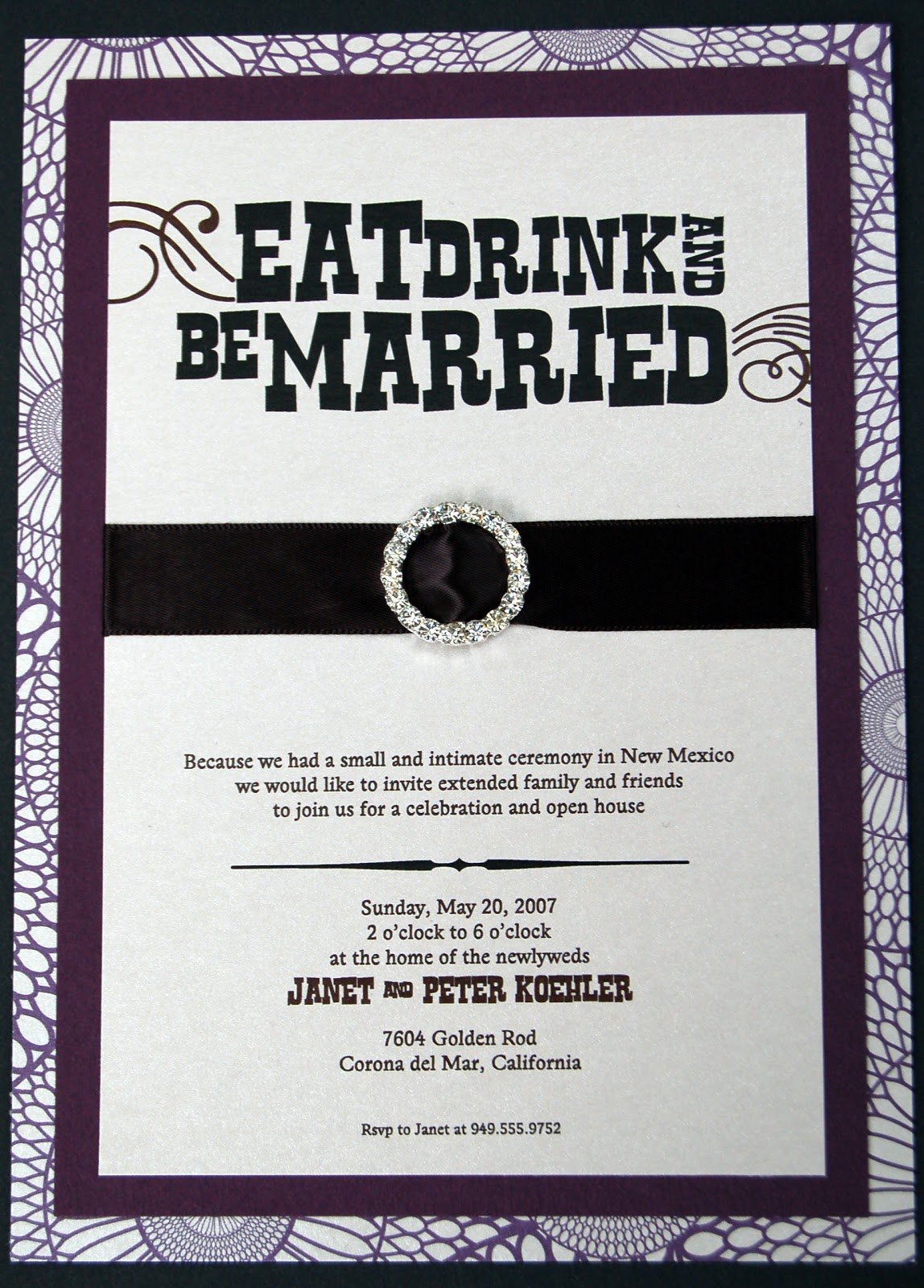 traditional wedding invitation