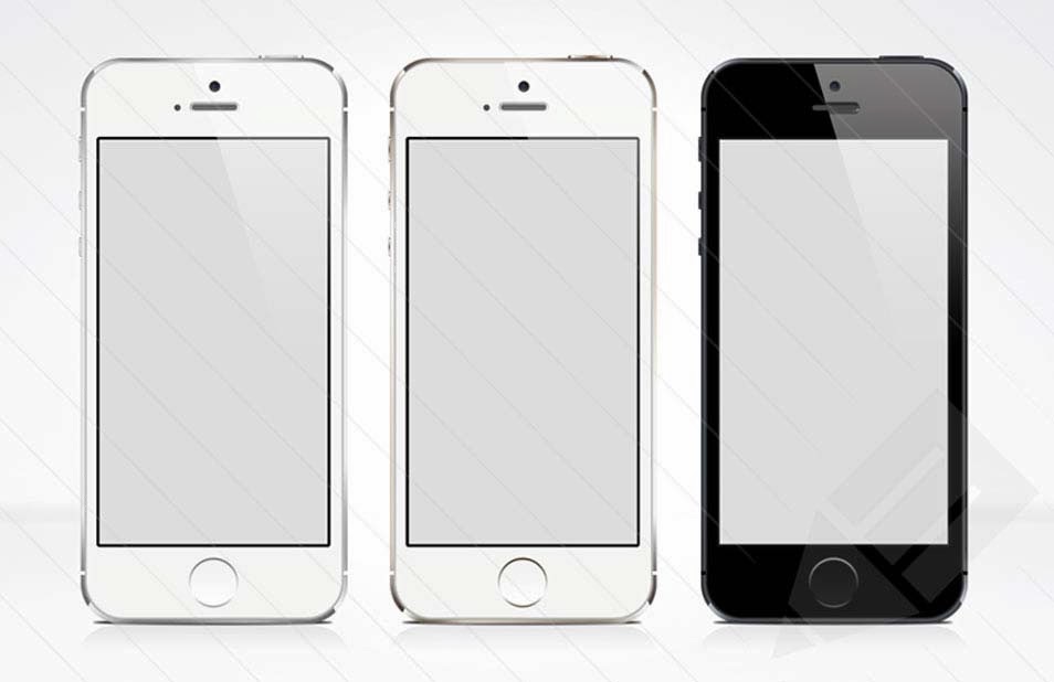 iPhone 5S – Free PSD Mock-up