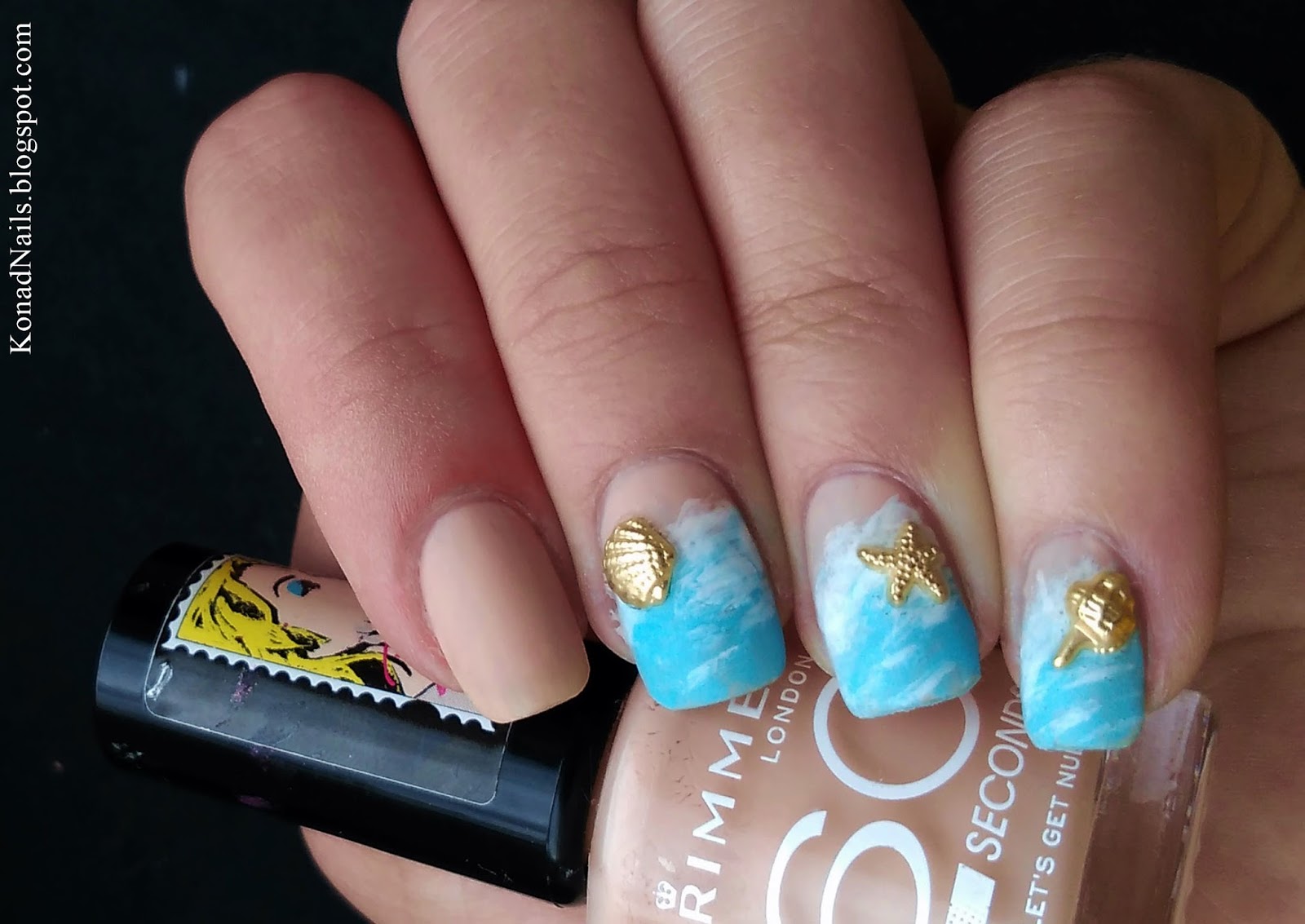 Beach Nails Konad Addict Bloglovin