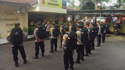 Kapolsek Indramayu Cek Kesiapan Personil Pengamanan di TPS