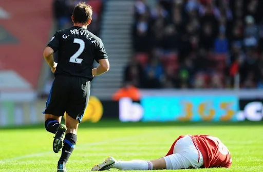 Gary Neville has called time on his 19-year Manchester United career