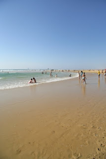 Beach in Mimizan in Landes