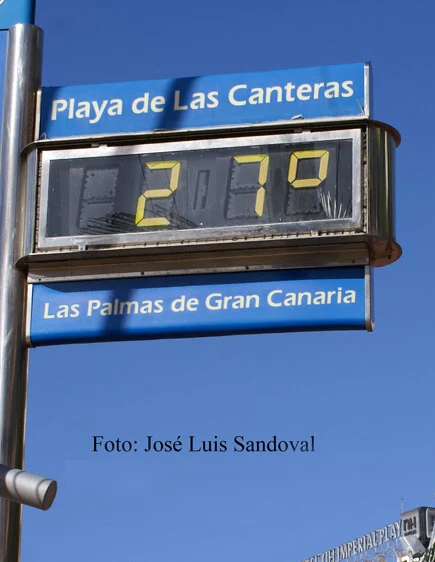 Suben temperaturas  Canarias miércoles 3 de marzo