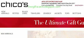 Free Printable Chico's Coupons