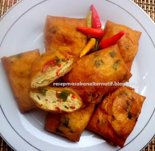 Resep Membuat Martabak Tahu Mini Kulit Lumpia Sederhana