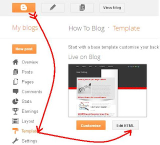 procedure to add Back to Top Button For Bloggers
