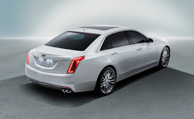 All New 2017 Cadillac CT6 Sedan rear look