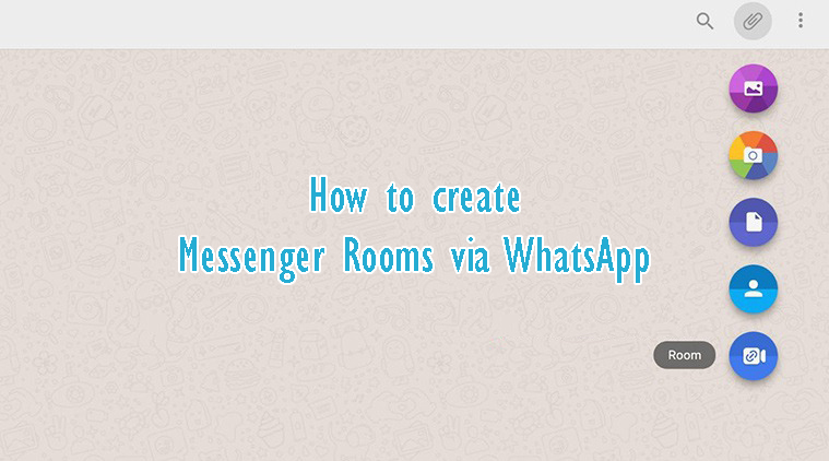 How to create Messenger Rooms via WhatsApp
