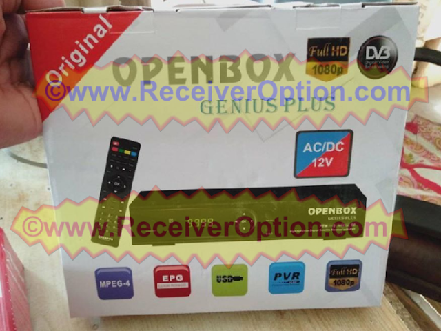 OPENBOX GENIUS PLUS HD RECEIVER GODA 6 MONTH NEW SOFTWARE BY USB