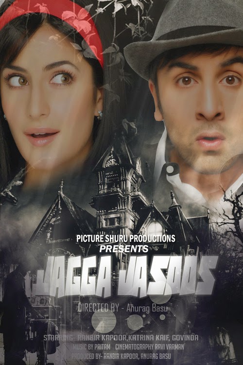 Katrina Kaif and Ranbir Kapoor First Look in Upcoming bollywood Movie Jagga Jasoos poster