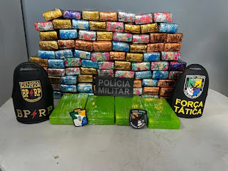 Polícia apreende mais de 60 quilos de droga em veículo na Grande Aracaju