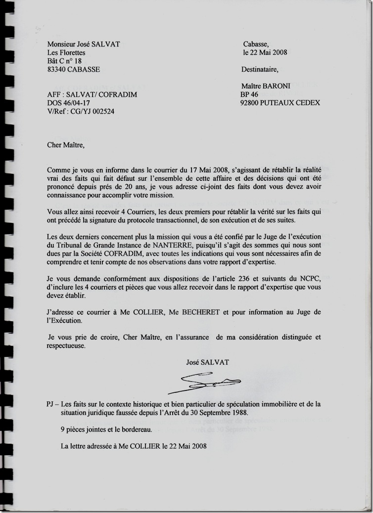 46) Lettre_du_22_05_2008_de_José_SALVAT_à_Me_Baroni