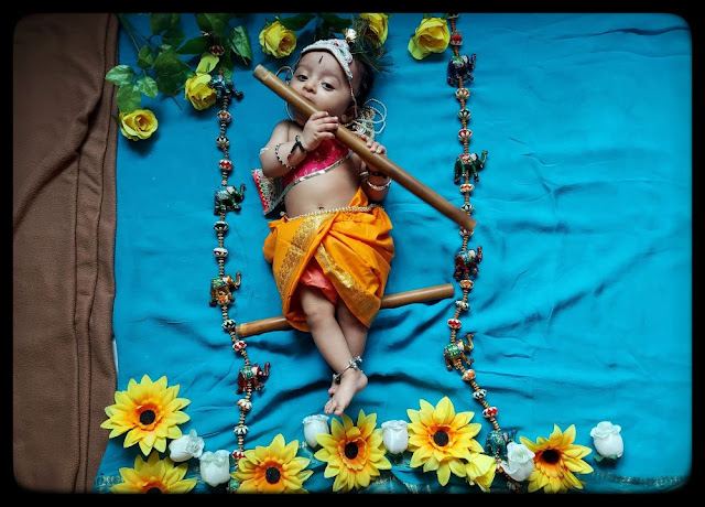 babby krishna dressup pictures