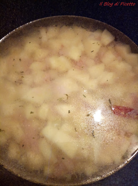 Pasta e patate filante con scamorza affumicata