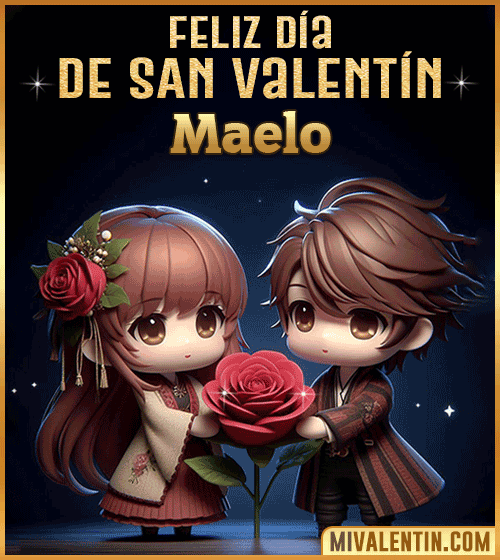 Imagen Gif feliz día de San Valentin Maelo