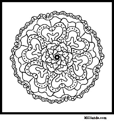 nice flower coloring pages