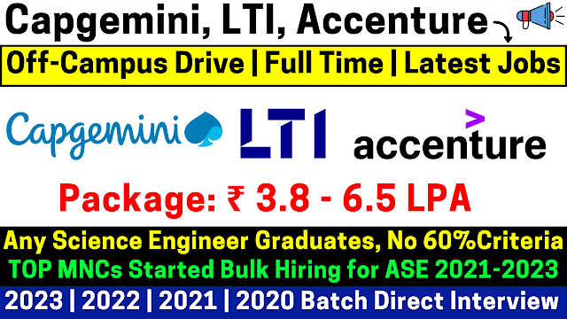 LTI Mega Off Campus Recruitment 2022-2023 Batch