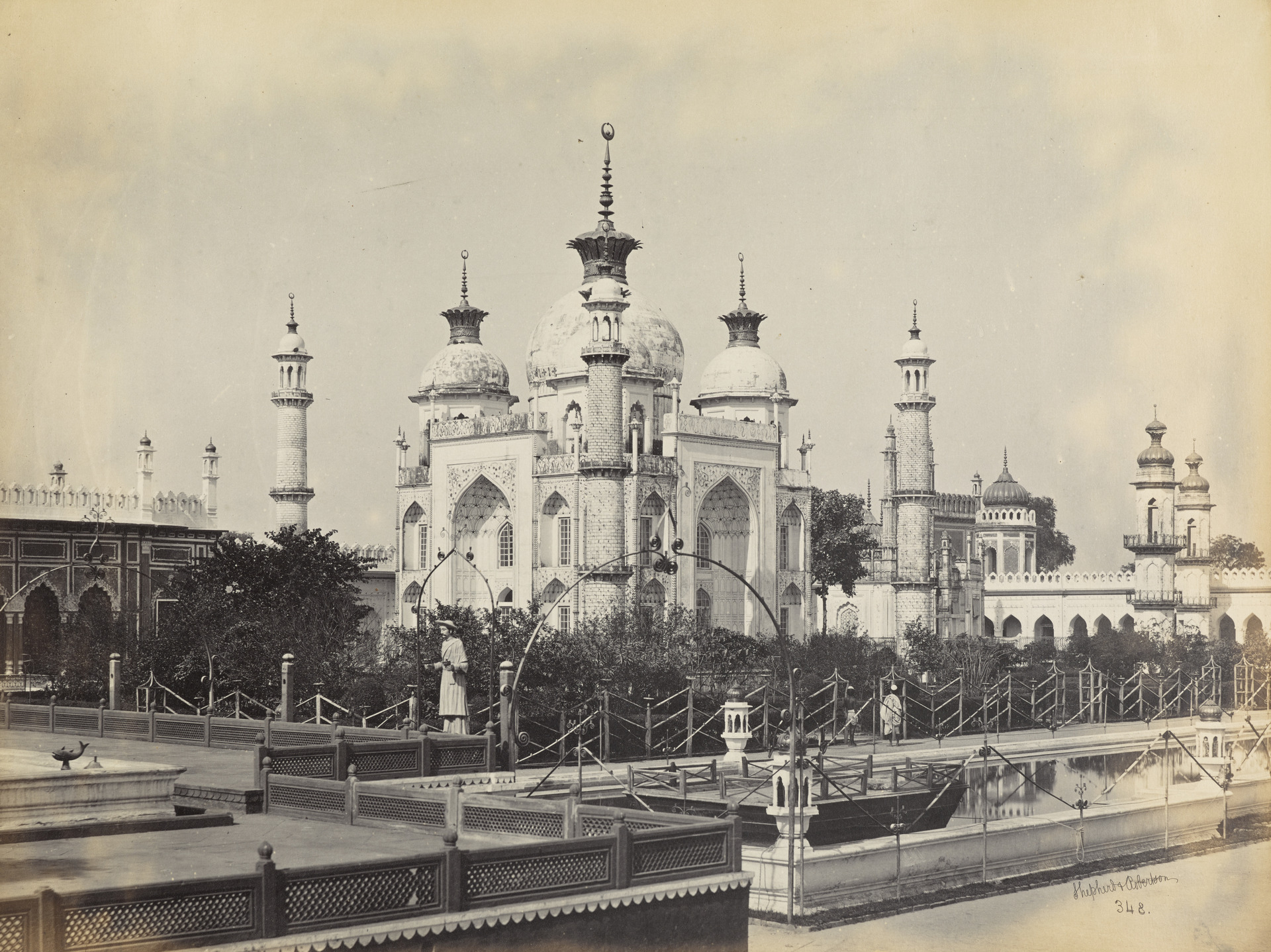 Shahzadi Ka Maqbara [Tomb of Princess Zinat Asiya Begum (Daughter of 3rd King of Awadh Muhammad Ali Shah Bahadur)], Chota Imambara, Lucknow, Uttar Pradesh, India | Rare & Old Vintage Photos (1866)