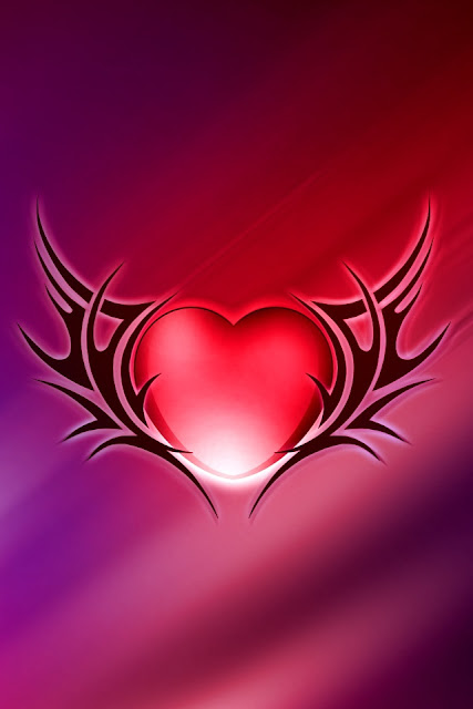 iPhone 4S, 4 Wallpaper - Wings Of Love