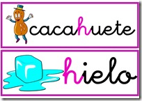 Palabras con H