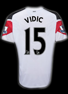 Nemanja Vidic Jersey Away