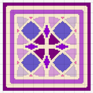 biscornu pincushion free cross stitch pattern