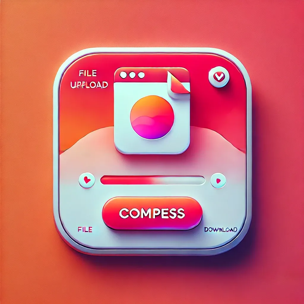 Here’s an image of how the Image Compressor Tool might look with colorful styling:  I'll generate a visual representation of it.