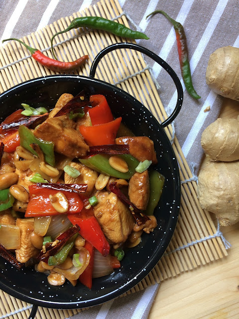 POLLO KUNG PAO RECETA