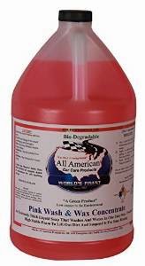 All American Car Care Products Pink Wash & Wax Concentrate