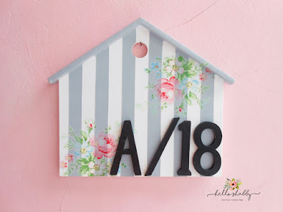 Custom Papan Alamat Rumah Unik dan Shabby Chic Hello Custom Papan Alamat Rumah Unik dan Shabby Chic Hello