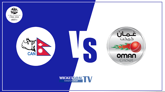Nepal vs Oman - ICC T20 Cricket World Cup Asia Qualifier 2023