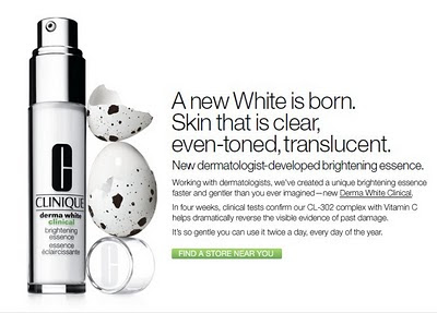 FREE Clinique Derma White Clinical Brightening Essence Sample