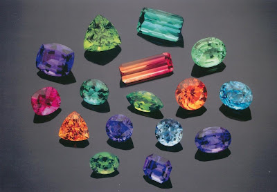 Clored gemstones