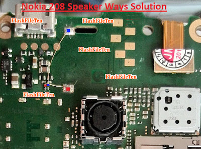 <b>Nokia 208 Speaker jumper Solution</b>