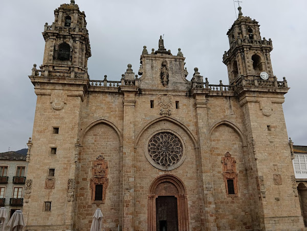 Fachada de la Catedral de Mondoñedo. Lugo.