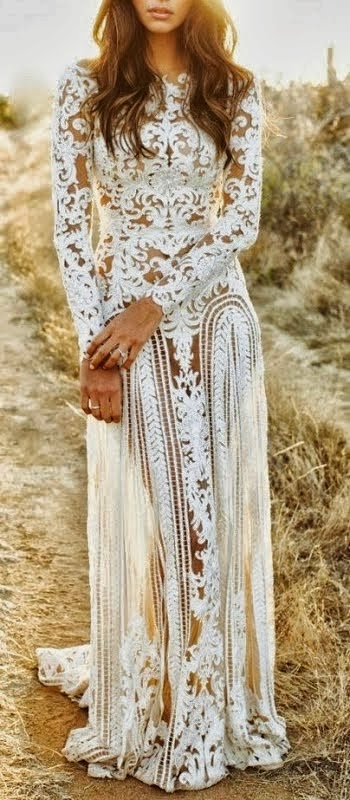 White long net summer dress 