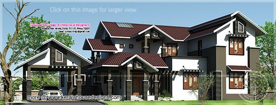 2592 sq-ft villa