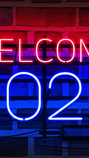 2020, New Year, Happy New Year, Welcome, Neon, 4K Images