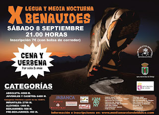 Clasificaciones Legua y media Nocturna Benavides